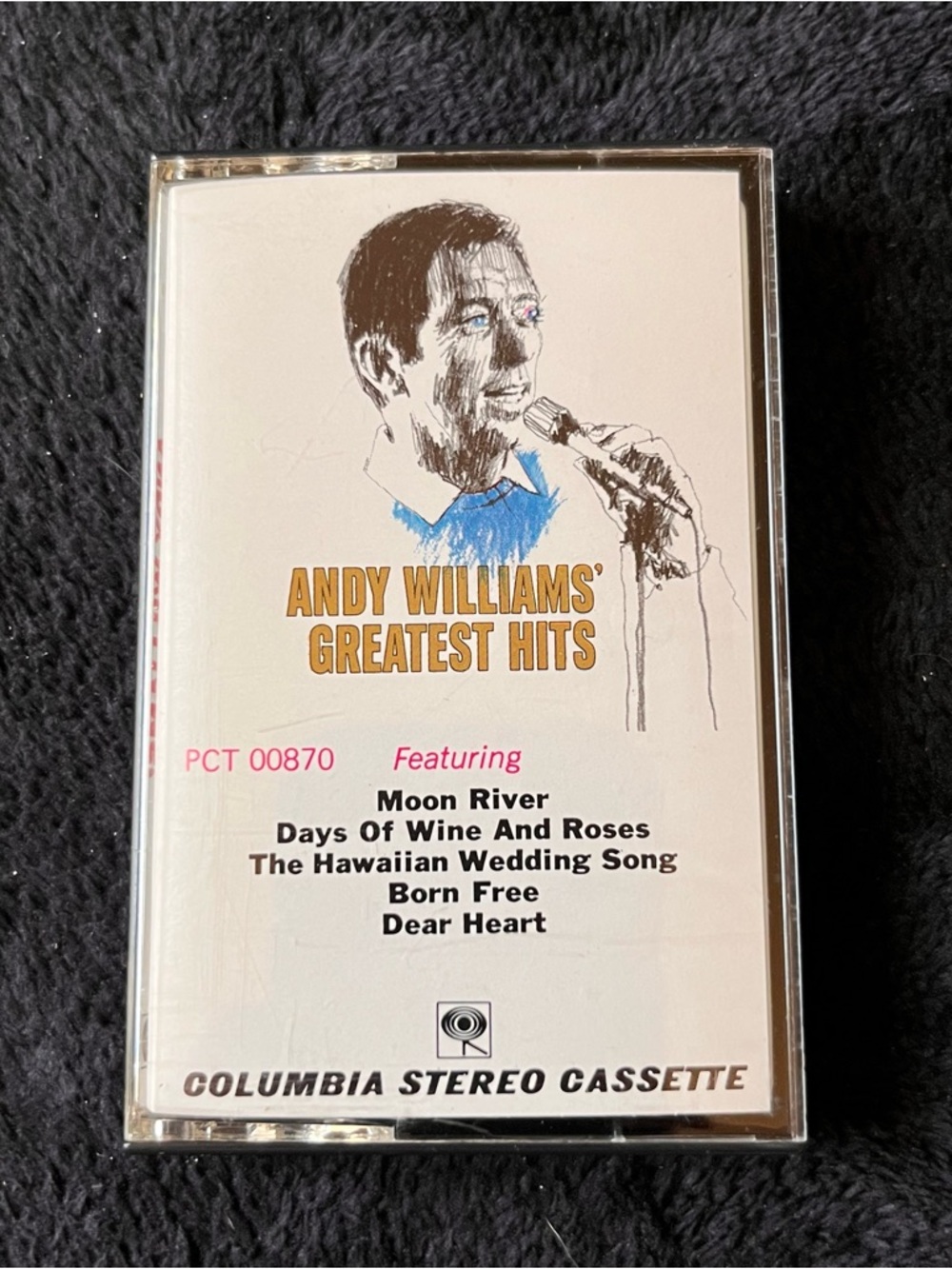 Columbia White and Blue Andy Williams' Greatest Hits Stereo Cassette